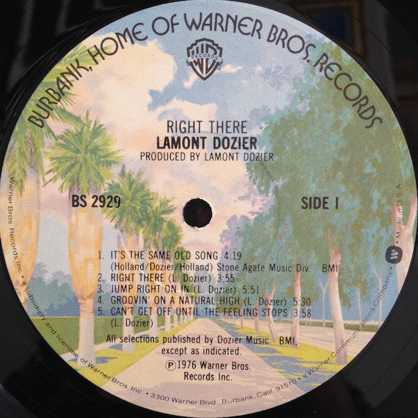 Lamont Dozier ‎– Right There