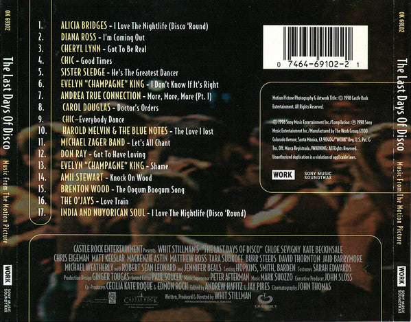 Various ‎– The Last Days Of Disco