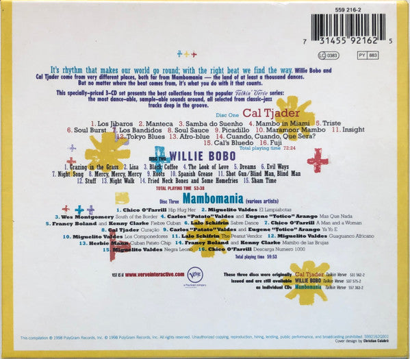 Various ‎– Uno Dos Tres Latin-Jazz Grooves From Talkin' Verve