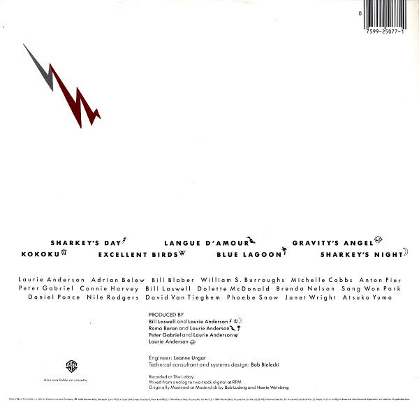 Laurie Anderson ‎– Mister Heartbreak