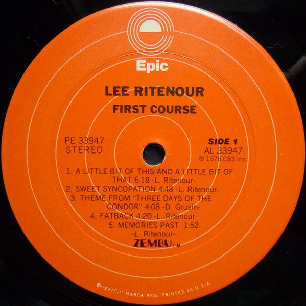 Lee Ritenour ‎– First Course
