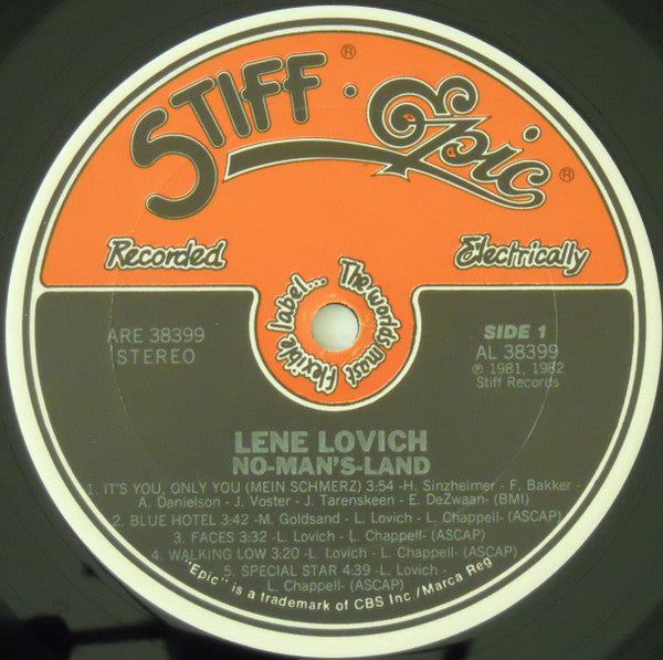 Lene Lovich ‎– No-Man's-Land