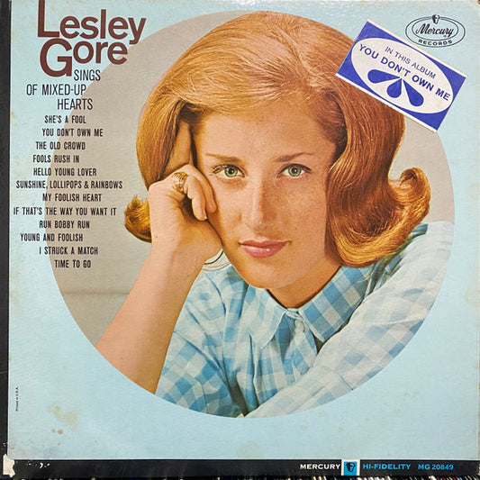 Lesley Gore ‎– Lesley Gore Sings Of Mixed-Up Hearts