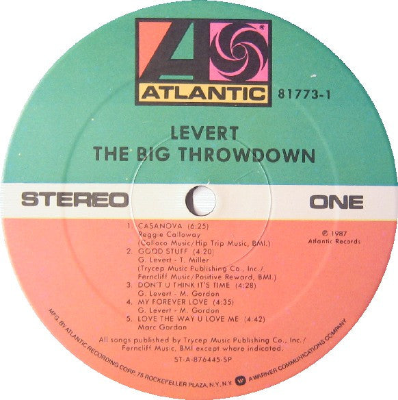 Levert ‎– The Big Throwdown