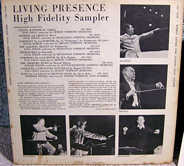 Various ‎– Living Presence High Fidelity Sampler