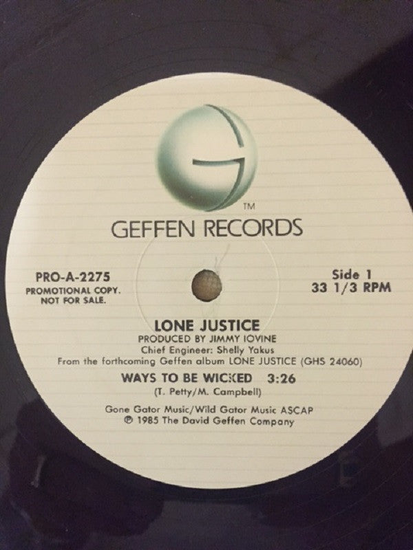 Lone Justice ‎– Ways To Be Wicked
