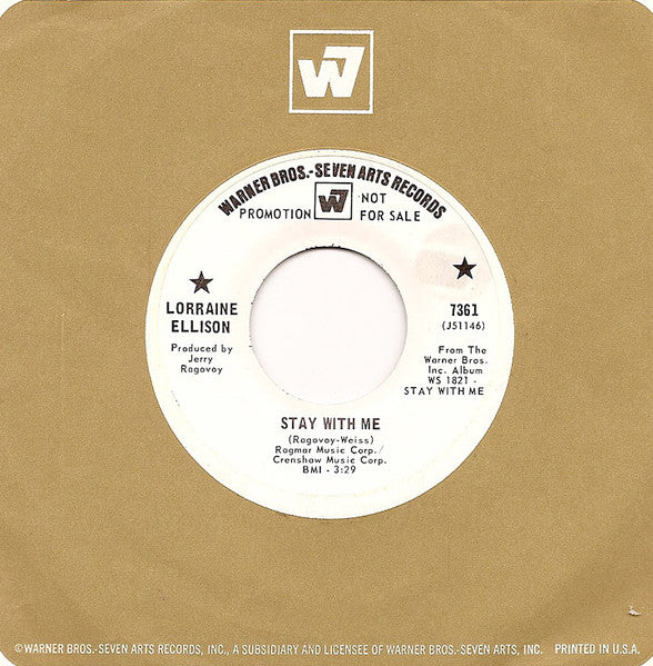 Lorraine Ellison ‎– Stay With Me