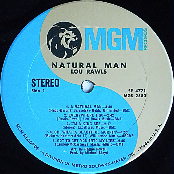 Lou Rawls ‎– Natural Man