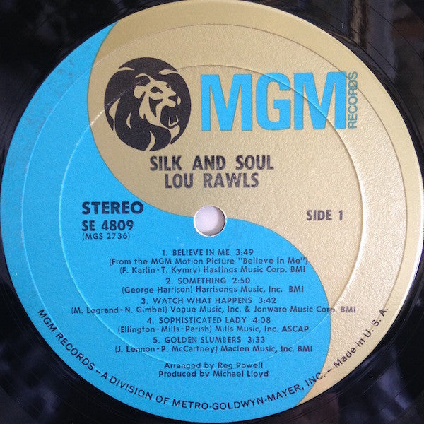 Lou Rawls ‎– Silk & Soul