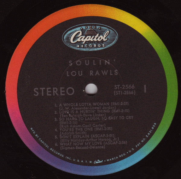 Lou Rawls ‎– Soulin'