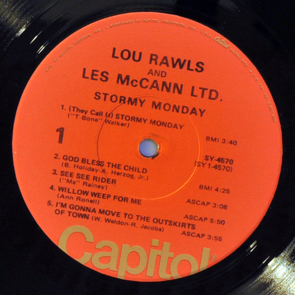 Lou Rawls And Les McCann Ltd. ‎– Stormy Monday