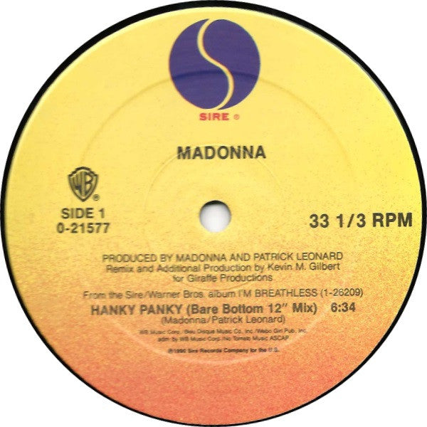 Madonna ‎– Hanky Panky