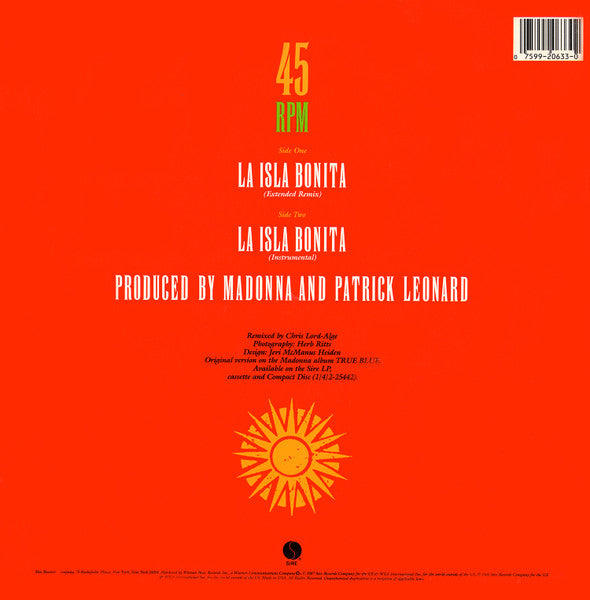 Madonna ‎– La Isla Bonita