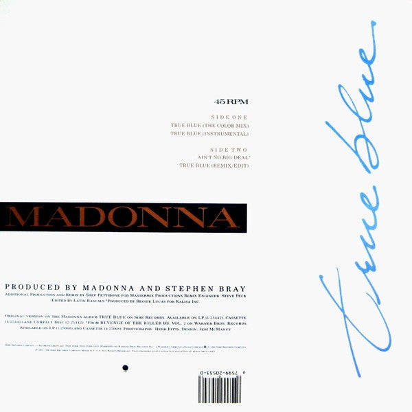 Madonna ‎– True Blue
