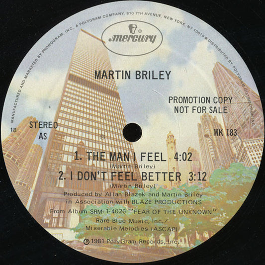 Martin Briley ‎– Man I Feel