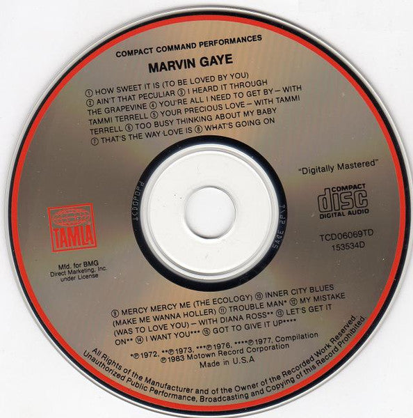 Marvin Gaye ‎– 15 Greatest Hits