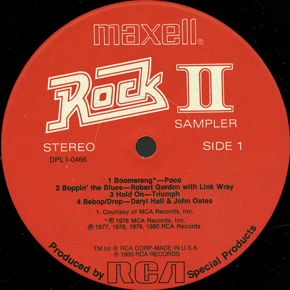 Various ‎– Maxell Rock II Sampler