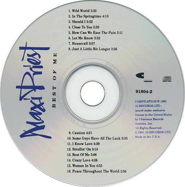 Maxi Priest ‎– Best Of Me
