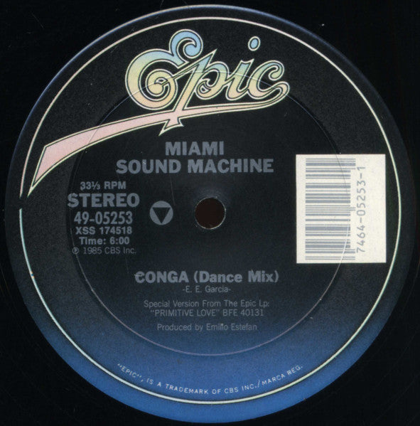 Miami Sound Machine ‎– Conga! (Dance Mix)