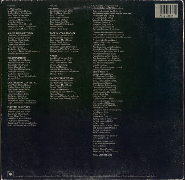 Michael Bolton ‎– Michael Bolton