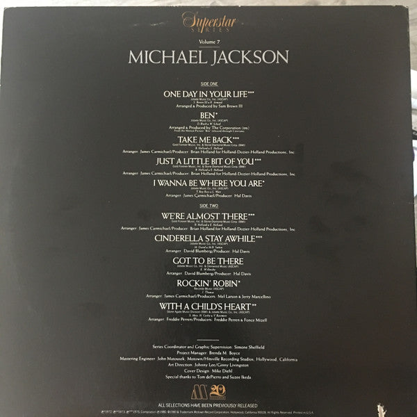 Michael Jackson ‎– Michael Jackson