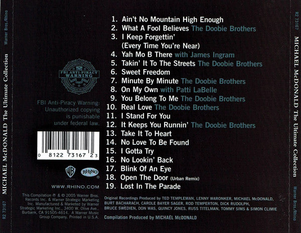 Michael McDonald ‎– The Ultimate Collection