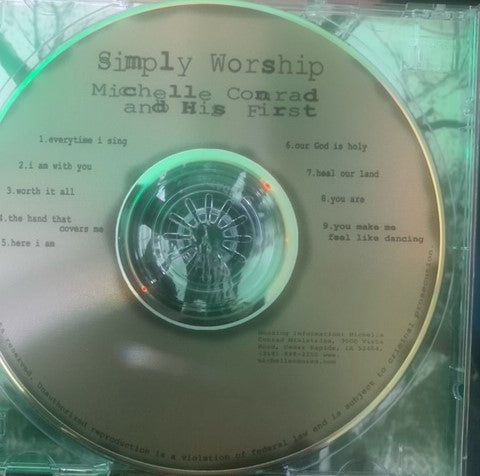 Michelle Conrad And His First ‎– Simply Worship