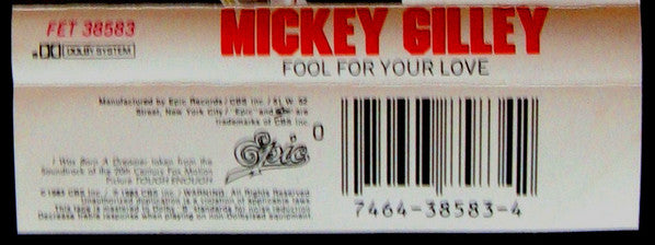 Mickey Gilley ‎– Fool For Your Love