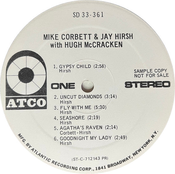 Mike Corbett & Jay Hirsh With Hugh McCracken ‎– Mike Corbett & Jay Hirsh With Hugh McCracken