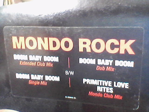 Mondo Rock ‎– Boom Baby Boom