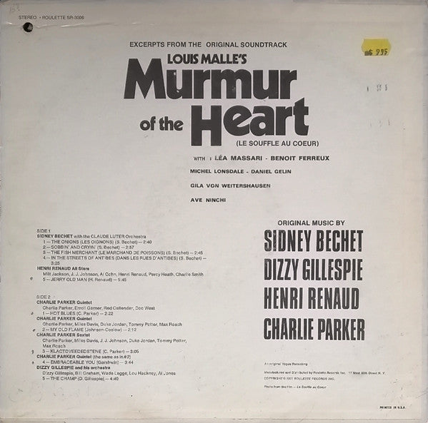 Various ‎– Murmur Of The Heart (Le Souffle Au Coeur)