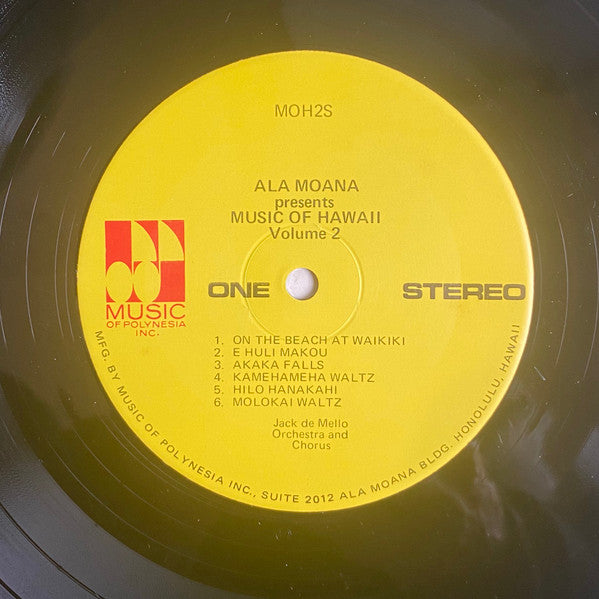 Jack De Mello ‎– Ala Moana Presents Music Of Hawaii (The Twentieth Century), Volume II