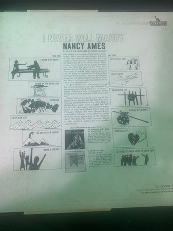 Nancy Ames ‎– I Never Will Marry