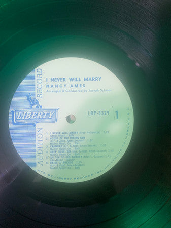 Nancy Ames ‎– I Never Will Marry