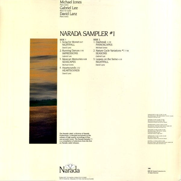 Michael Jones, Gabriel Lee, David Lanz ‎– Narada Sampler #1