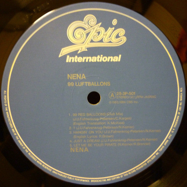 Nena ‎– First America (99 Luftballons)