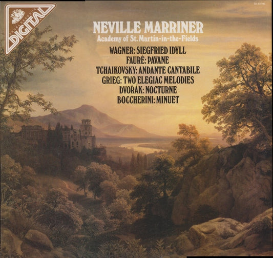 Neville Marriner • Academy Of St. Martin-in-the-Fields ‎– Neville Marriner - Wagner: Siegfried Idyll, And Works By Fauré, Tchaikovsky, Grieg, Dvořák, And Boccherini