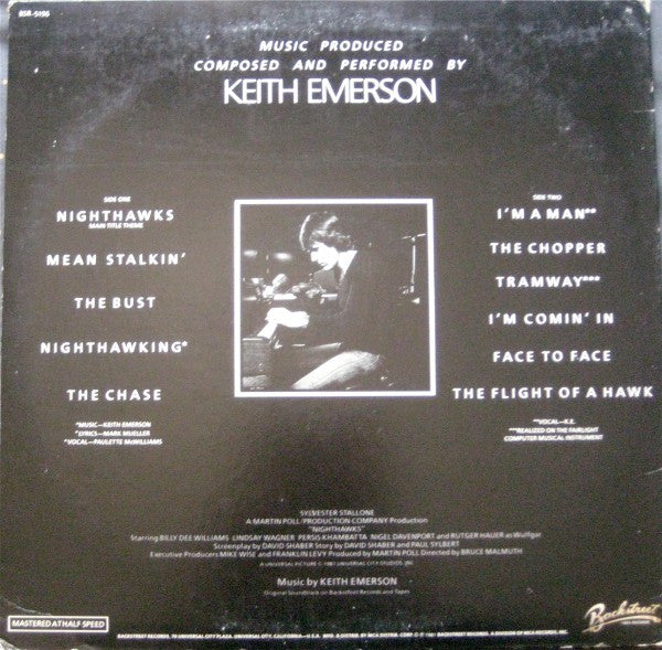 Keith Emerson ‎– Nighthawks (Original Soundtrack)