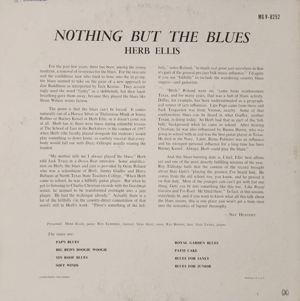 Herb Ellis ‎– Nothing But The Blues