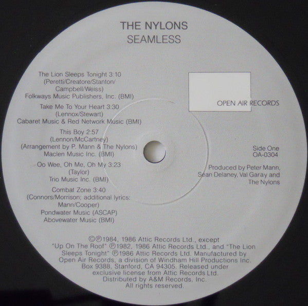 The Nylons ‎– Seamless