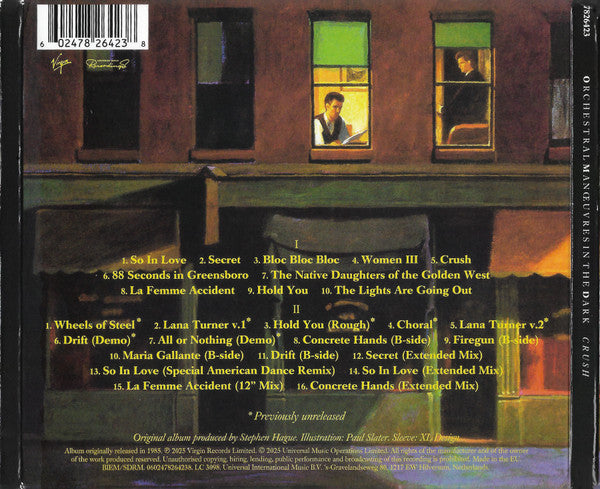 Orchestral Manœuvres In The Dark ‎– Crush 40th Anniversary