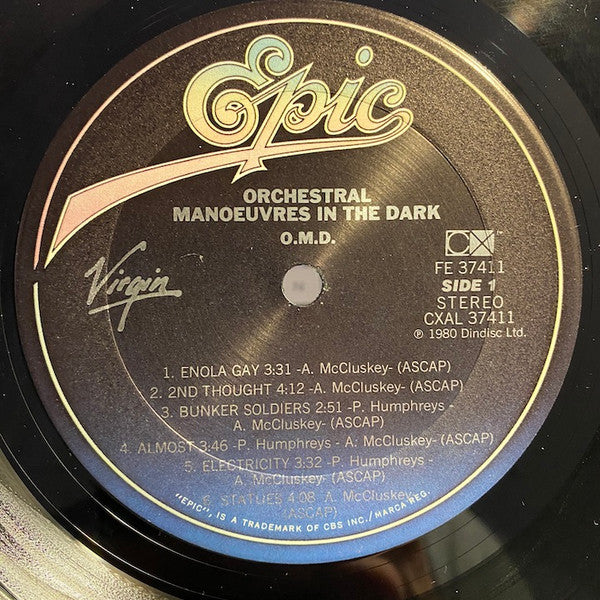 Orchestral Manoeuvres In The Dark ‎– O.M.D.