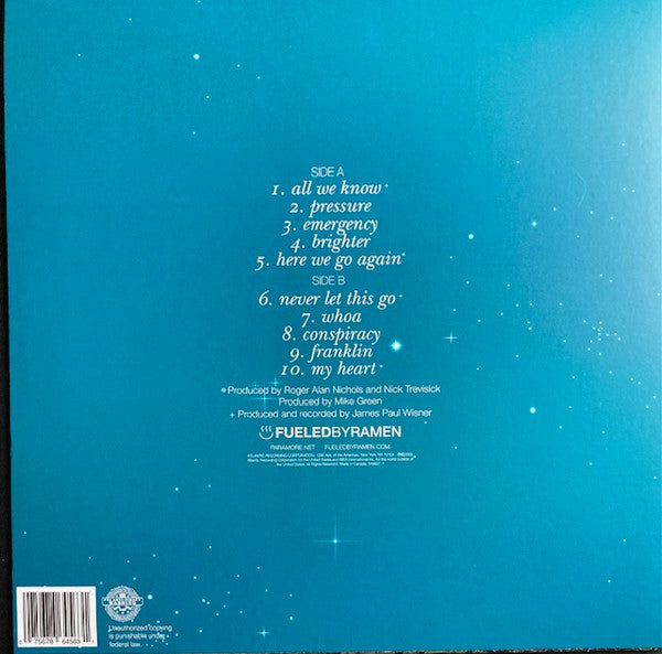 Paramore ‎– All We Know Is Falling