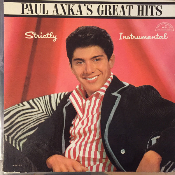 Paul Anka ‎– Paul Anka's Great Hits Strictly Instrumental