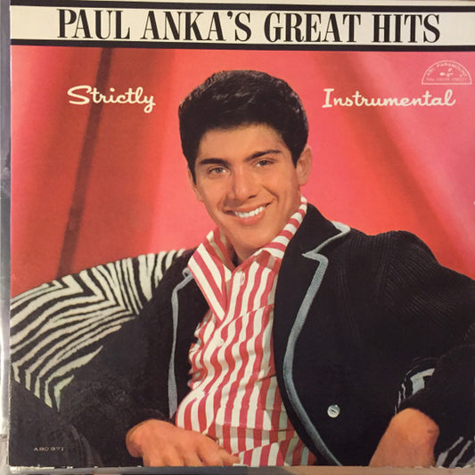 Paul Anka ‎– Paul Anka's Great Hits Strictly Instrumental