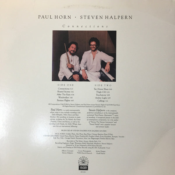 Paul Horn / Steven Halpern ‎– Connections
