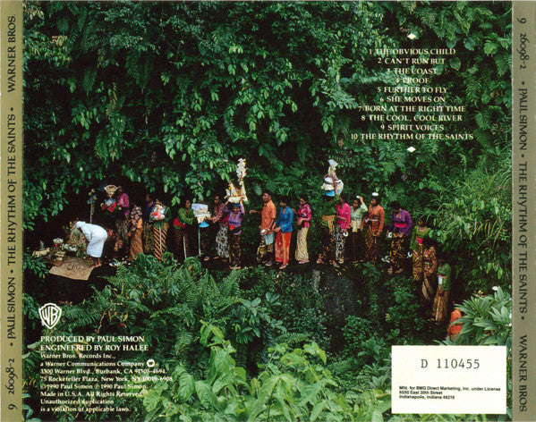 Paul Simon ‎– The Rhythm Of The Saints