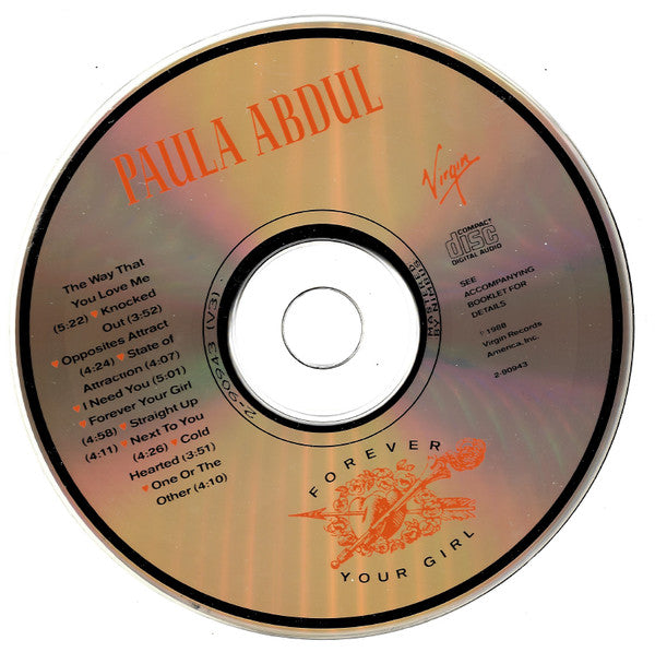 Paula Abdul ‎– Forever Your Girl