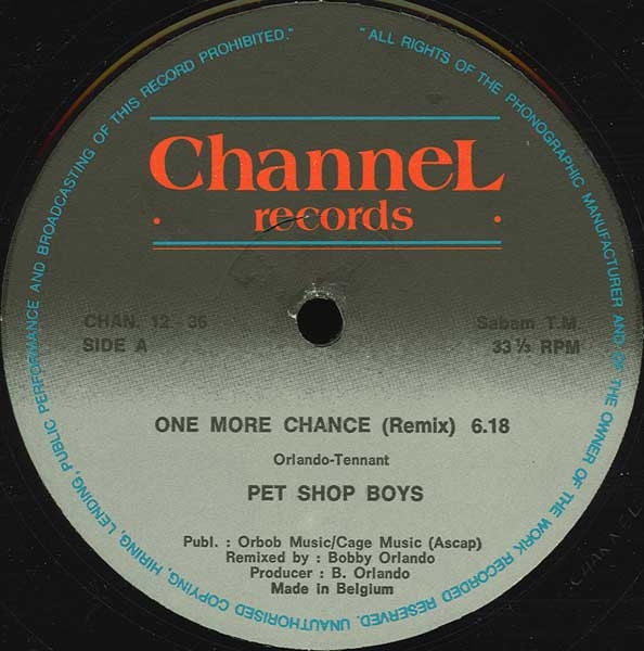 Pet Shop Boys ‎– One More Chance