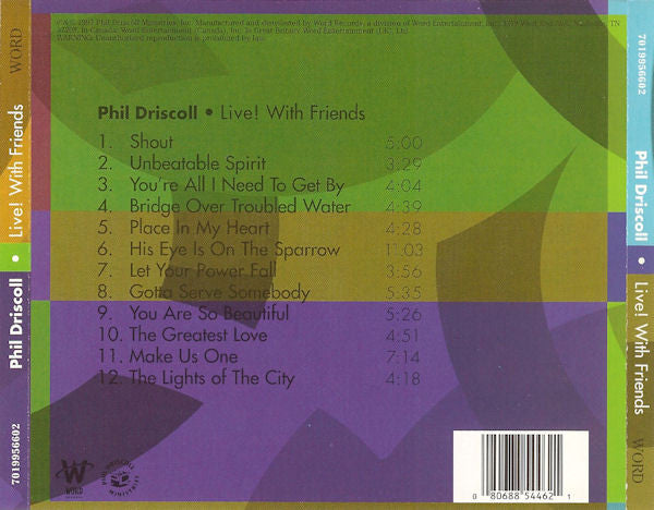 Phil Driscoll ‎– Live! With Friends